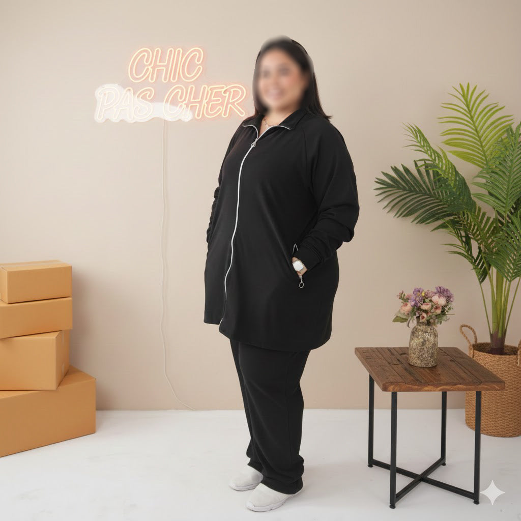 Survêtement Confort Merville – 2 Pièces Premium Grande Taille