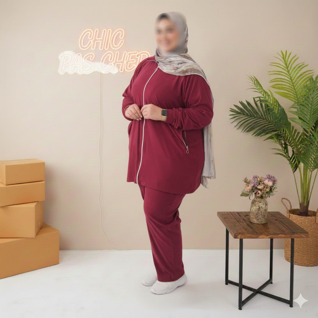Survêtement Confort Merville – 2 Pièces Premium Grande Taille