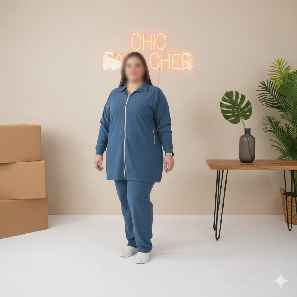 Survêtement Confort Merville – 2 Pièces Premium Grande Taille